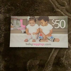 🚫SOLD🚫•NWT• $50 coupon from Baby Leggings